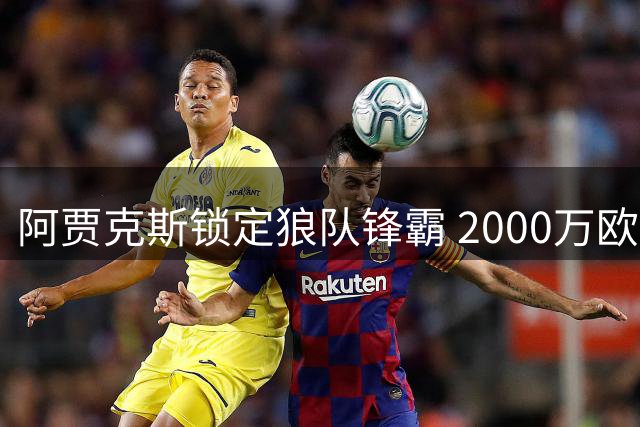 阿贾克斯锁定狼队锋霸 2000万欧租购方案即将落槌